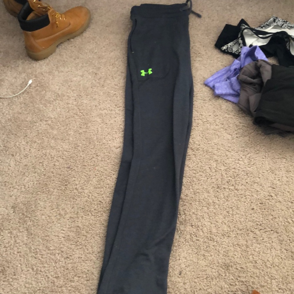 Grayish navy sweatpants